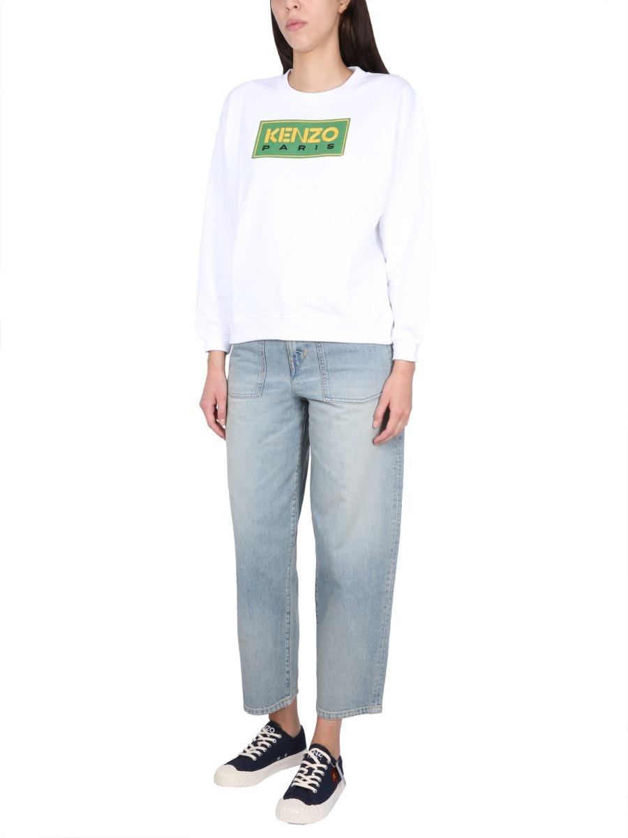 KENZO SWEATSHIRT WITH LOGO PRINT - 2