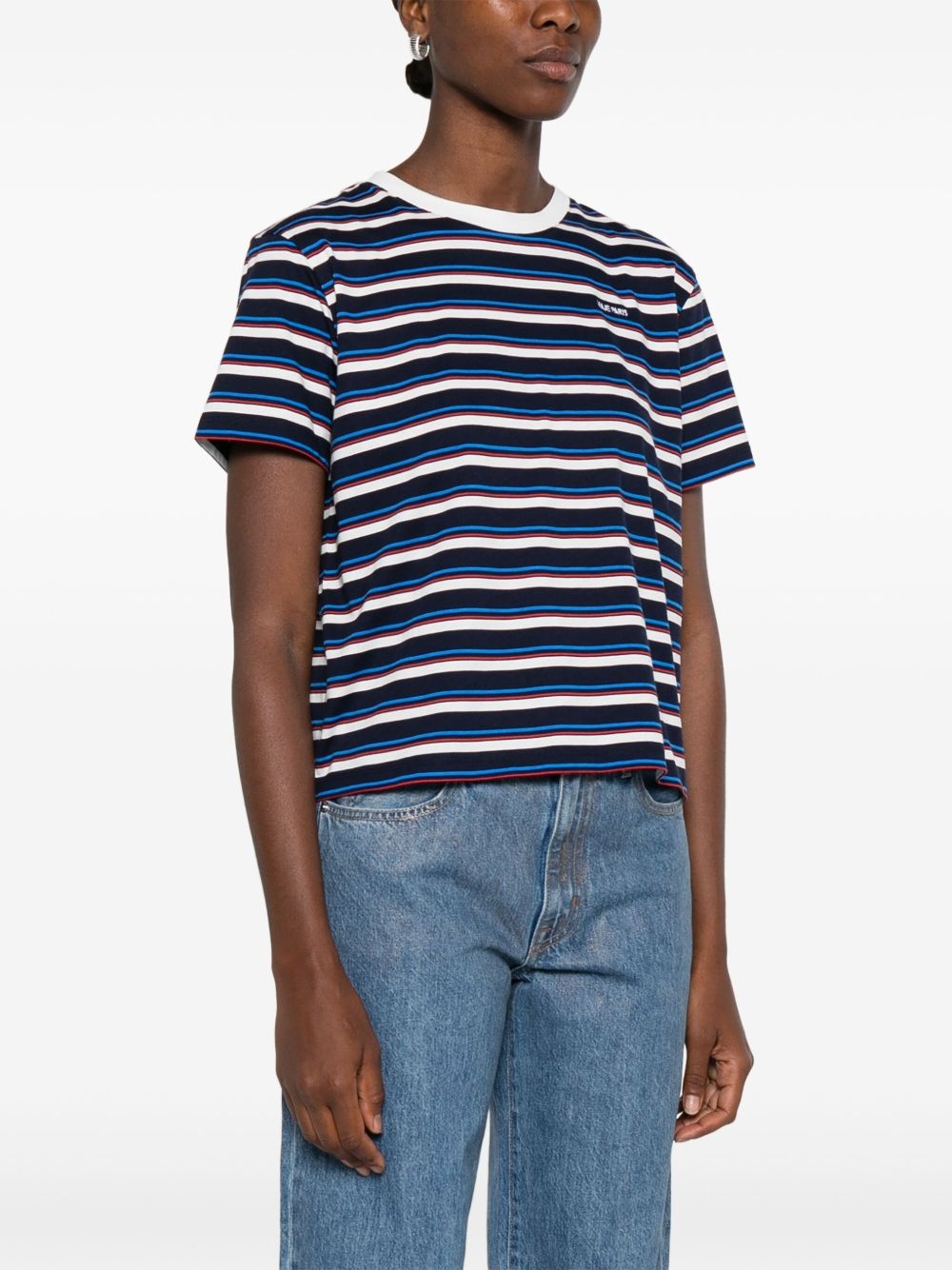 striped T-shirt - 3