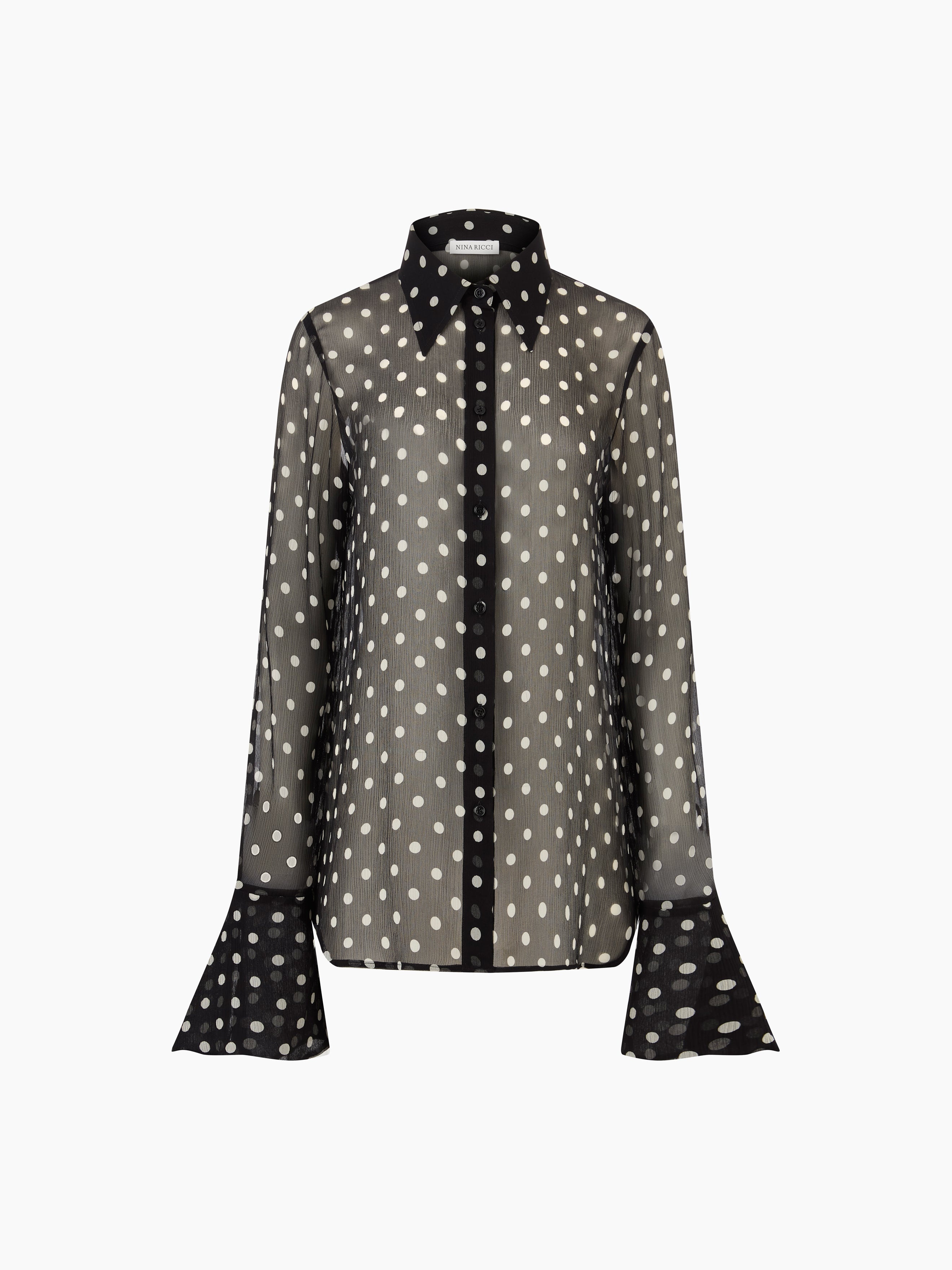 SHIRT WITH BELL CUFFS - 5