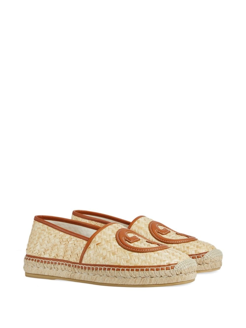 Interlocking G raffia espadrilles - 2