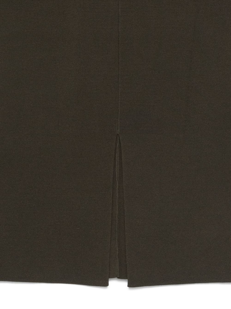 Safir back-zip midi skirt 3