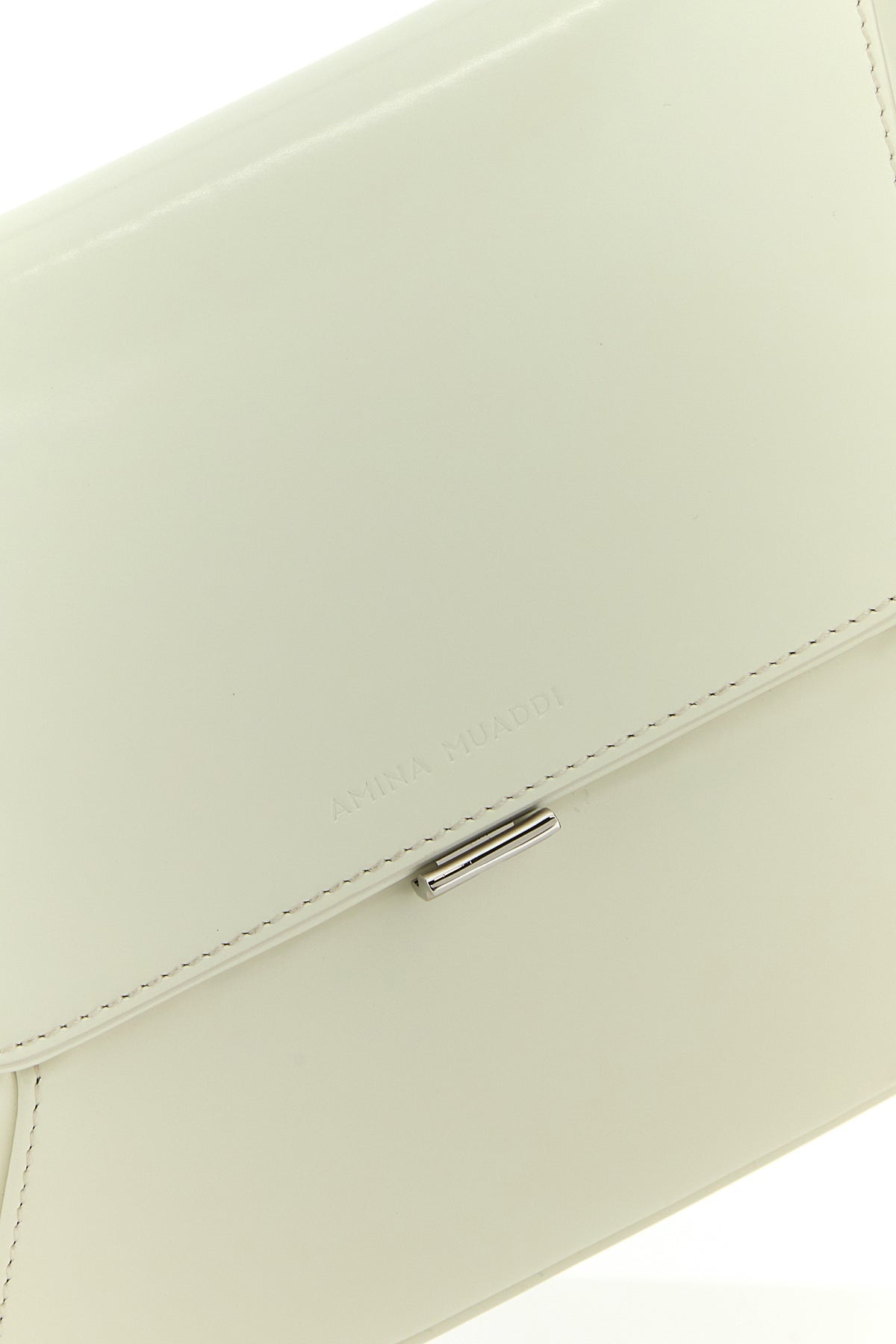 Ivory leather Ami shoulder bag - 4