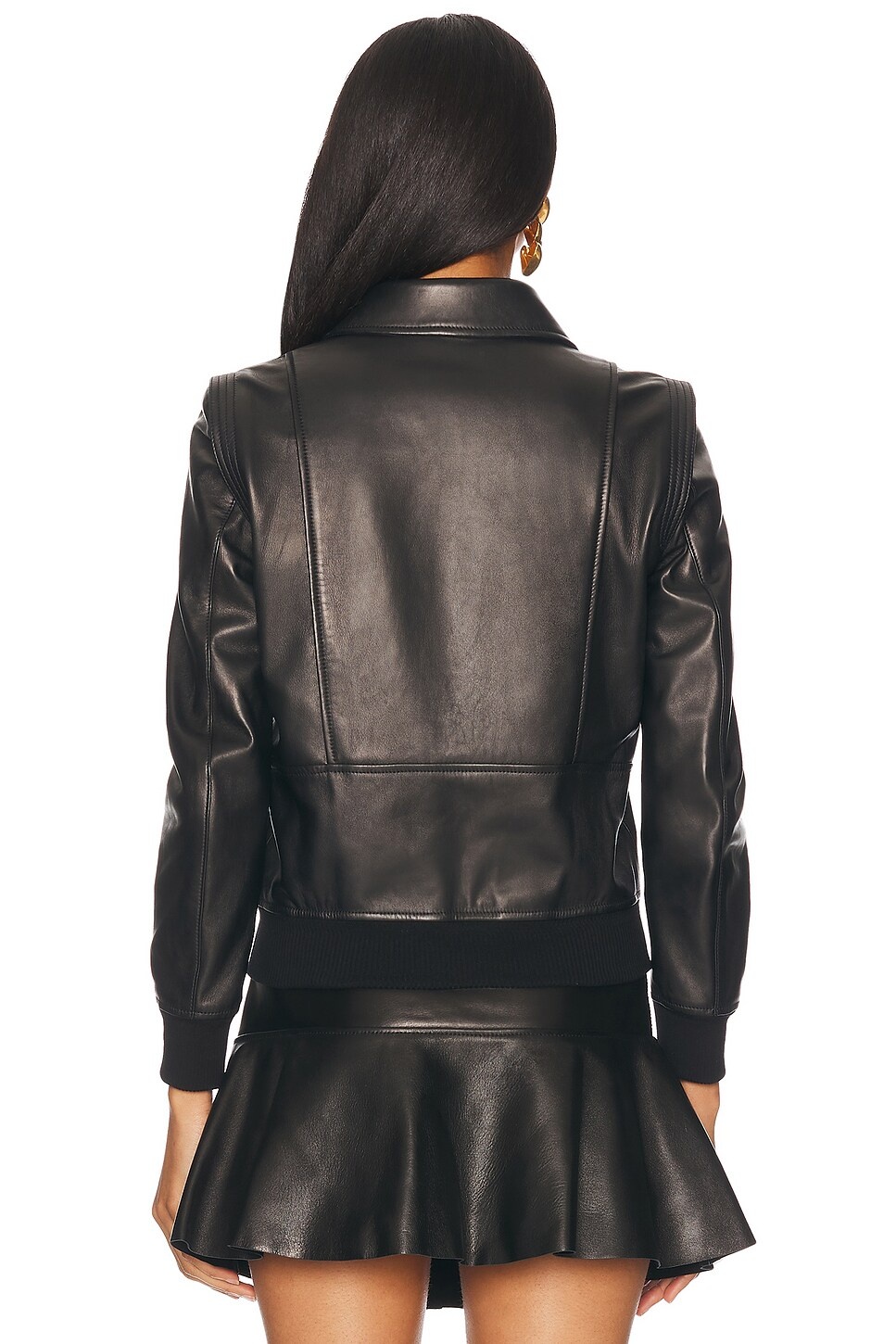Leather Collar Jacket - 3