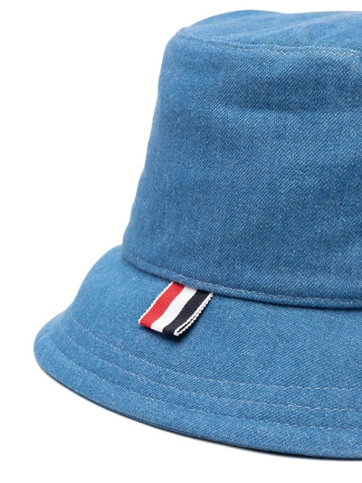 Thom Browne 4-Bar stripe bucket hat outlook