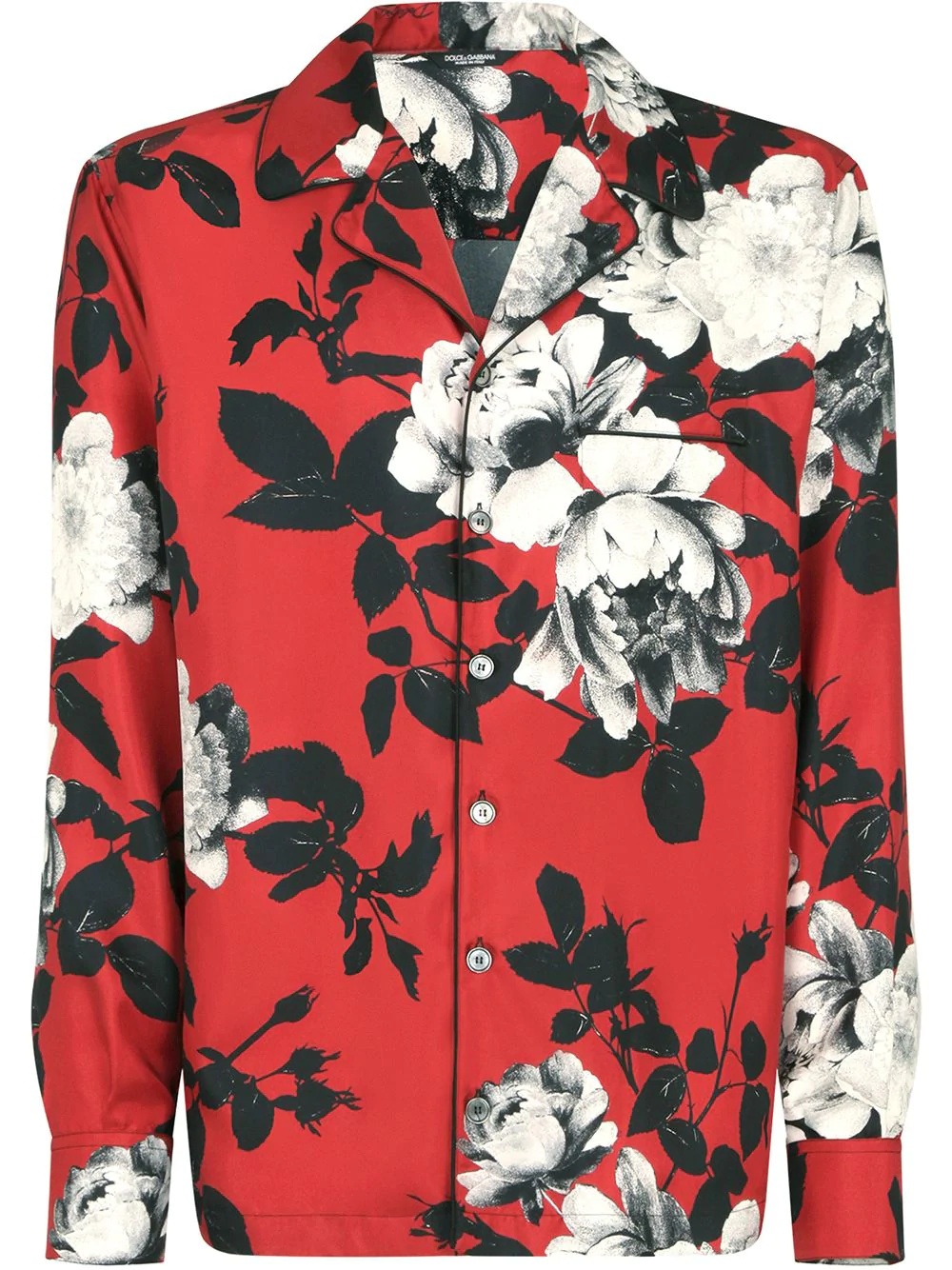 floral-print shirt - 1