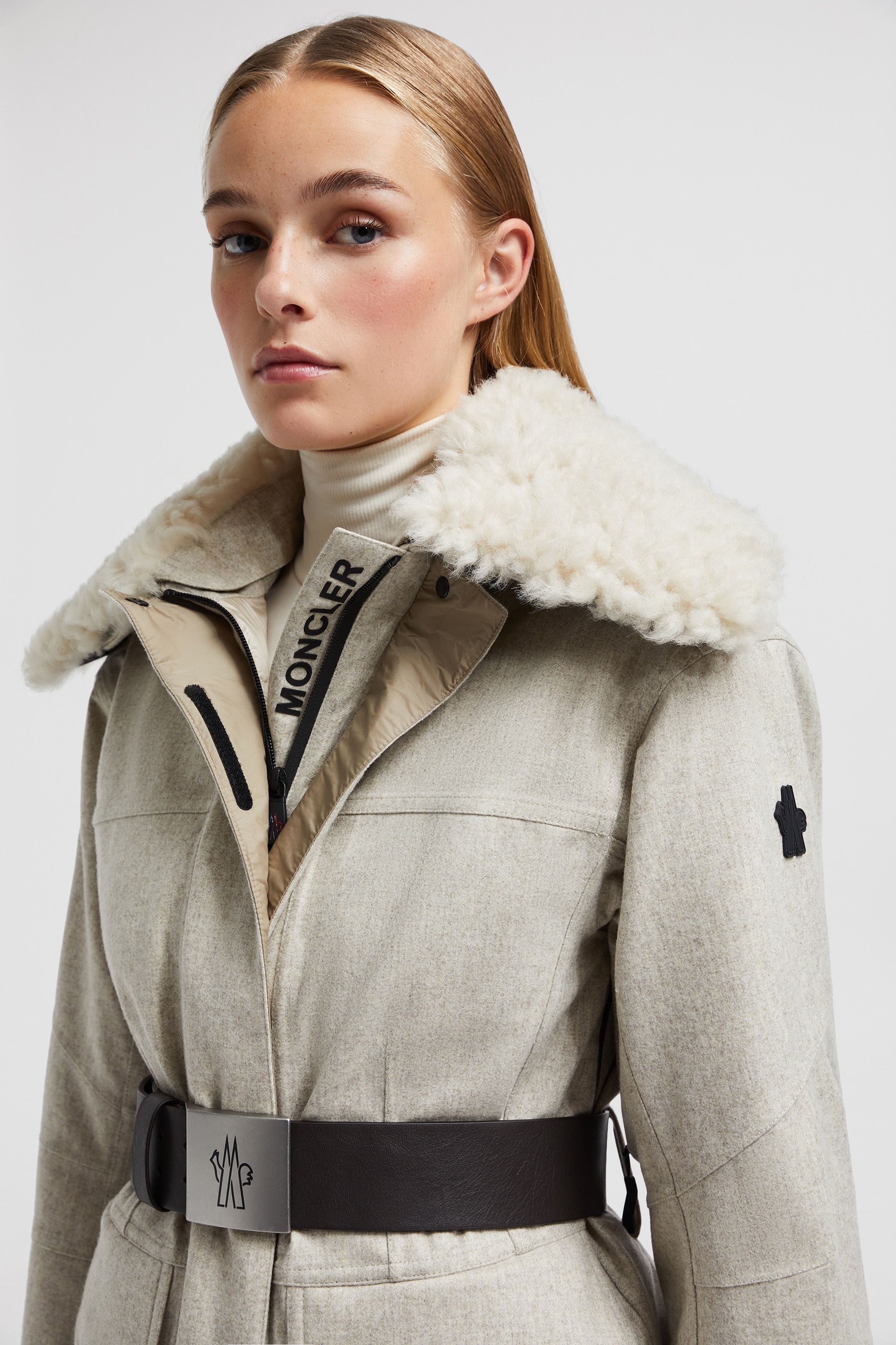 Valloire Shearling Short Down Jacket - 4