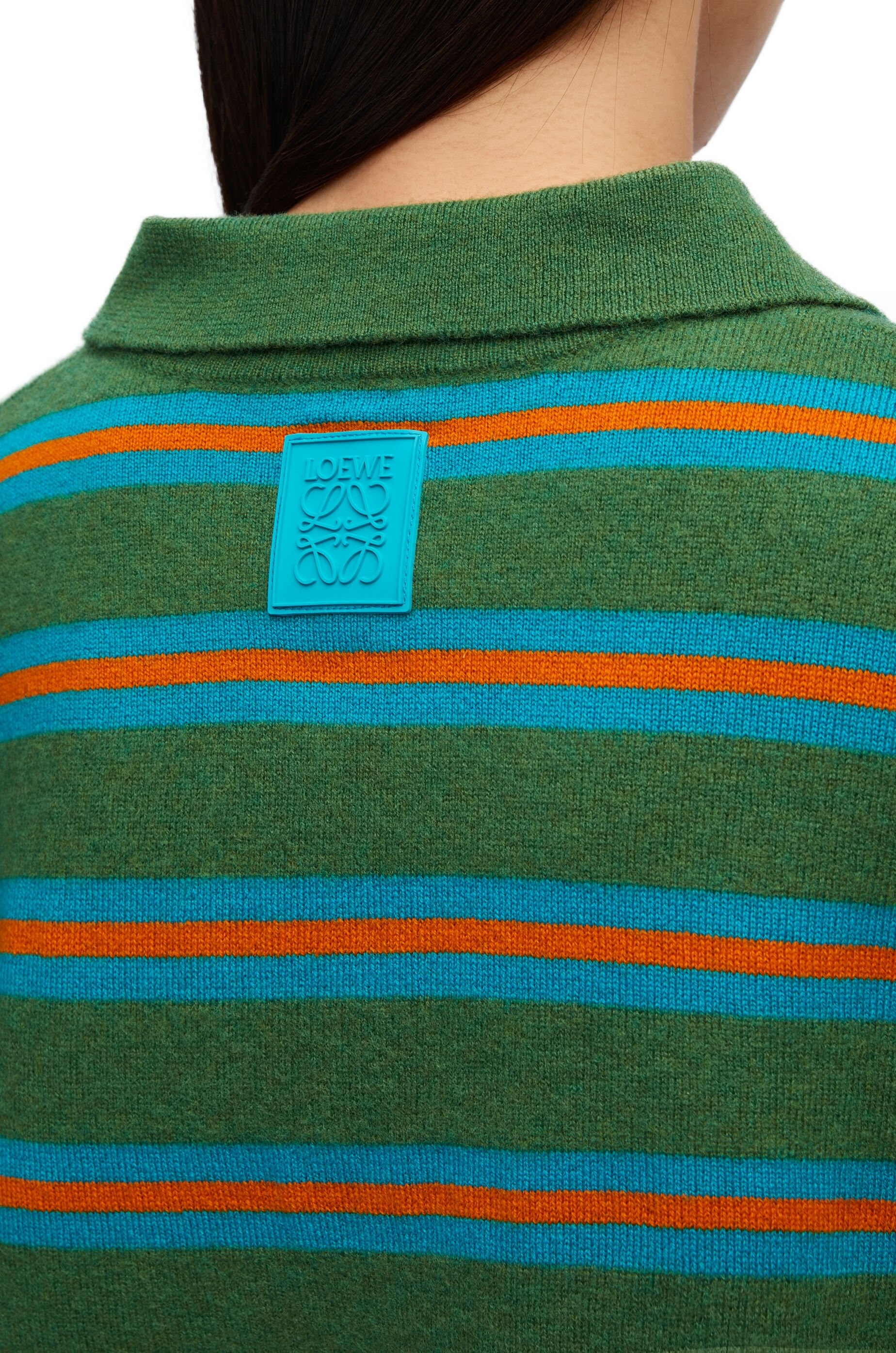 Polo sweater in wool - 5