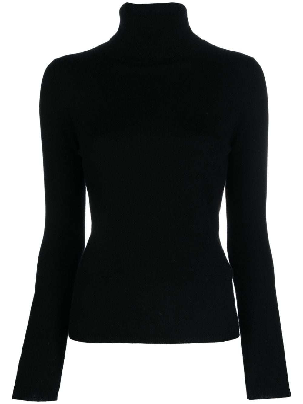 fine-knit cashmere roll-neck jumper - 1