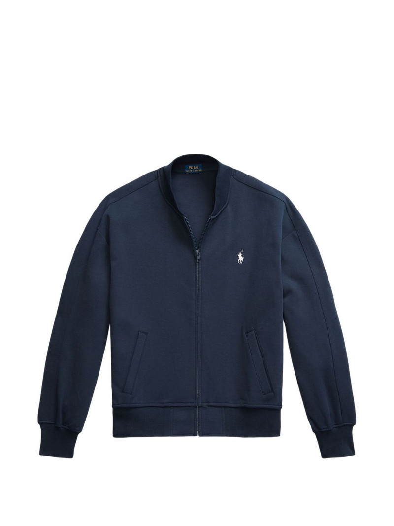 zip-fastening pocket sweatshirt 1