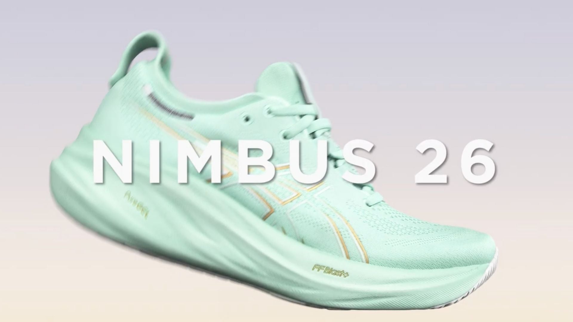 Asics Gel Nimbus 26 - Mint Tint - Pale Mint - 5