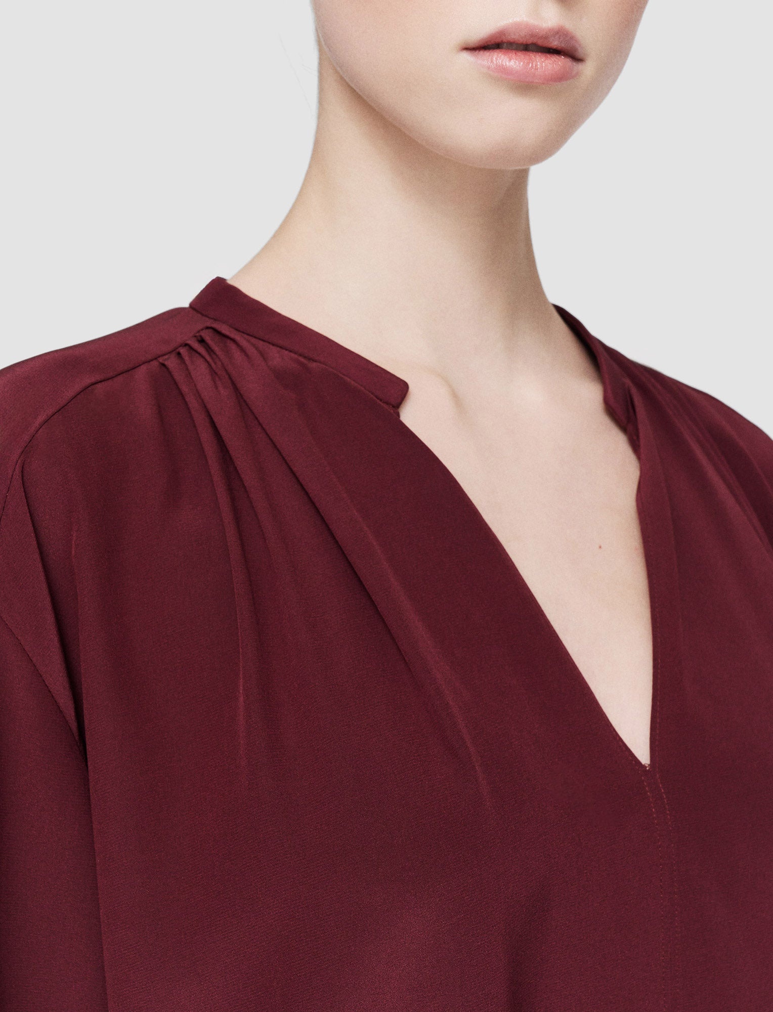 Silk Crepe de Chine Blondel Blouse - 6