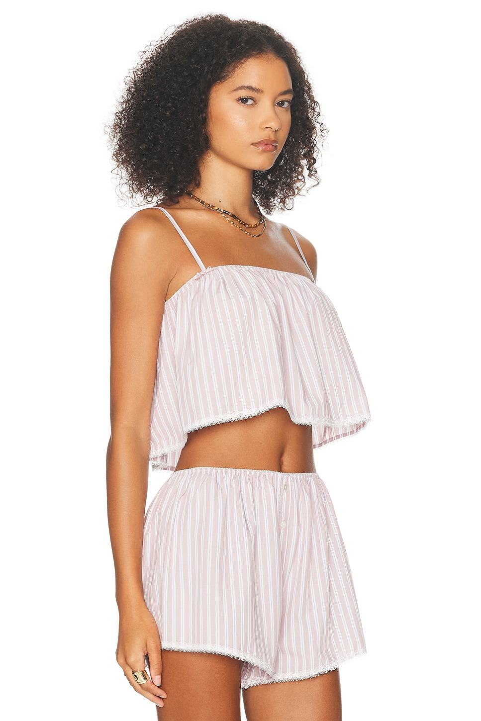 Wide Stripe Poplin Camisole - 2
