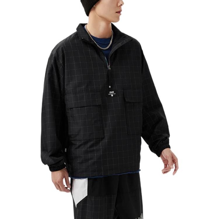 Li-Ning BadFive Graphic Sports Half Zip Jacket 'Black' AFDS363-2 - 5