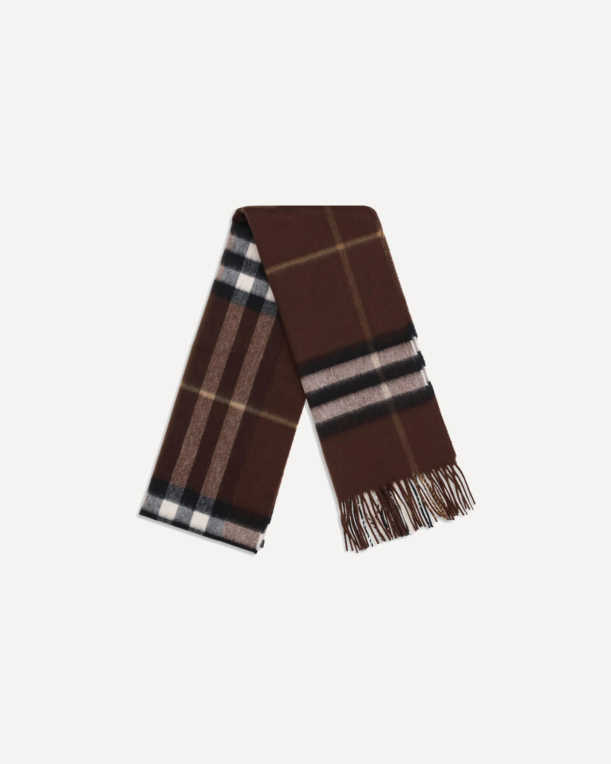 Cashmere check Scarf - 2