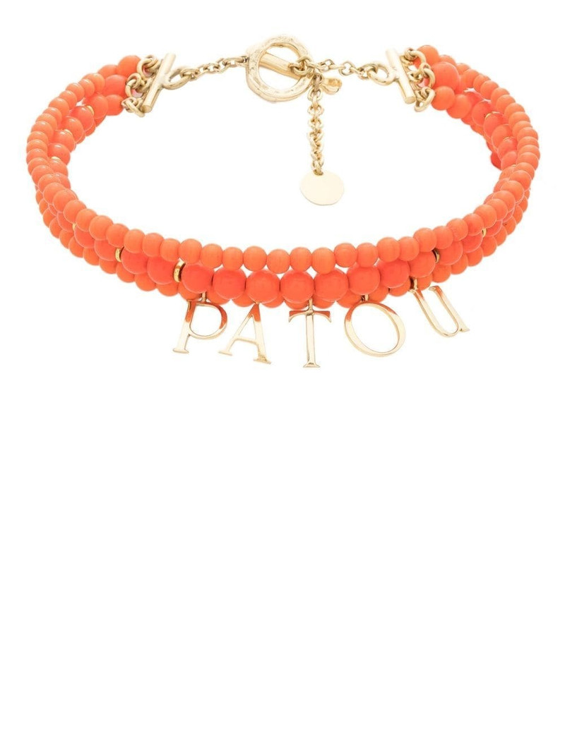 Pop Peals logo-charm necklace 1