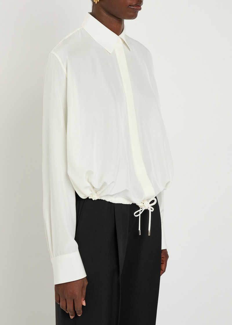 Loewe Loewe Drawstring Silk-crepe Shirt outlook