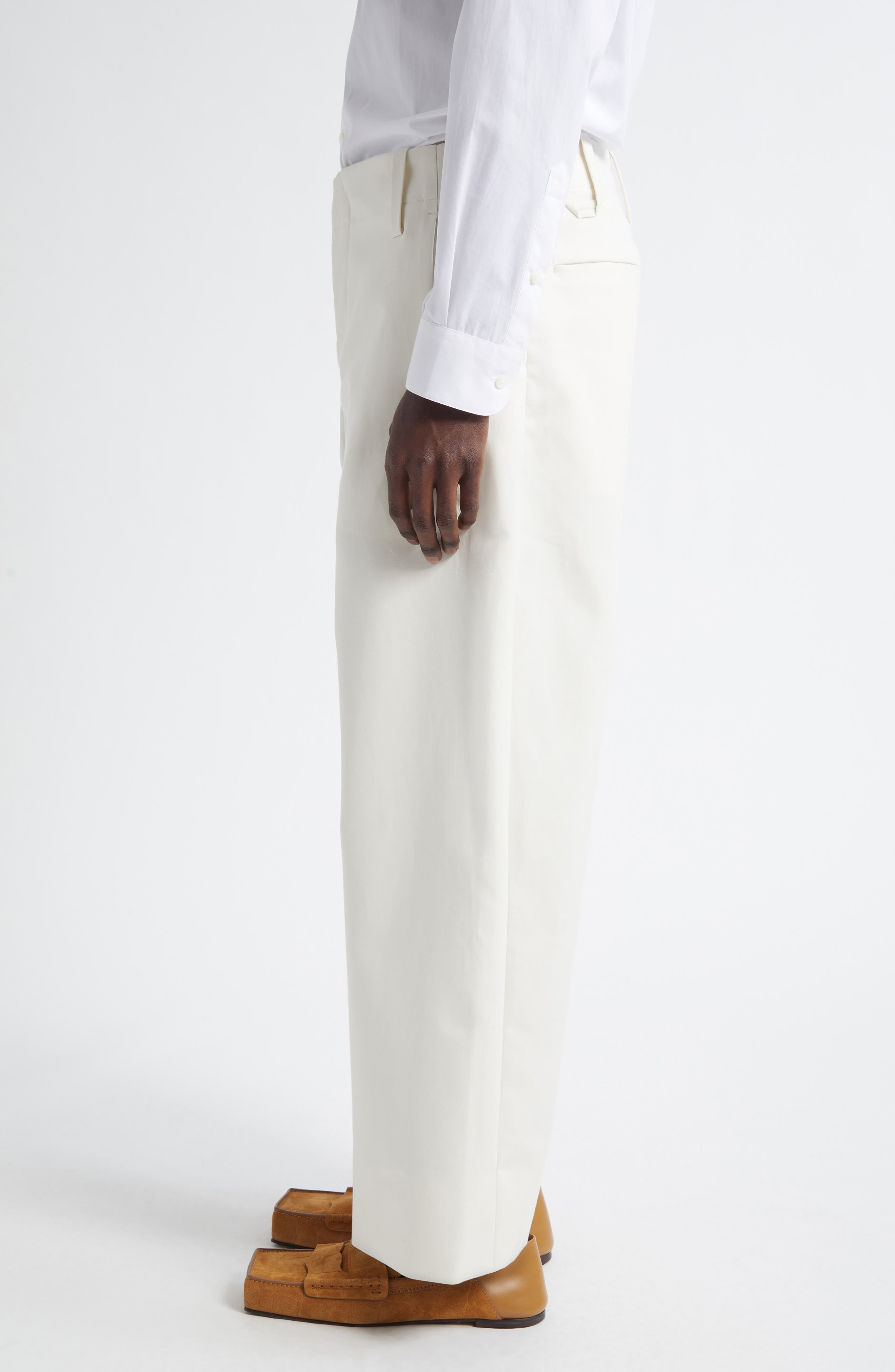 Jacquemus La Croisière Marino Pants in Off-White at Nordstrom - 4