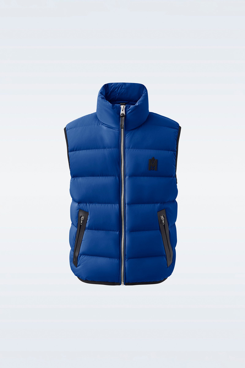 FISHER Agile-360 stretch light down vest with stand collar 1