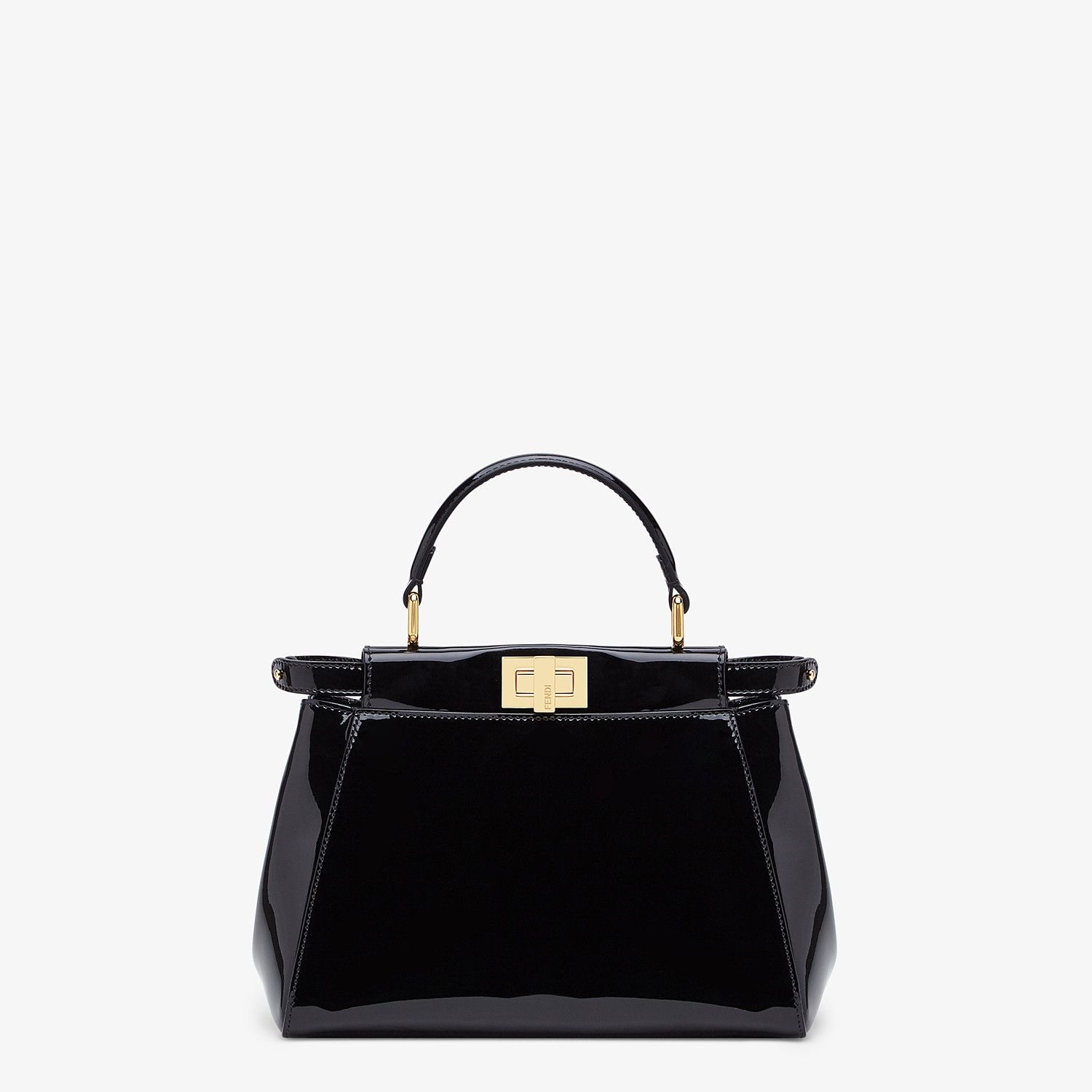 Black patent leather bag - 1