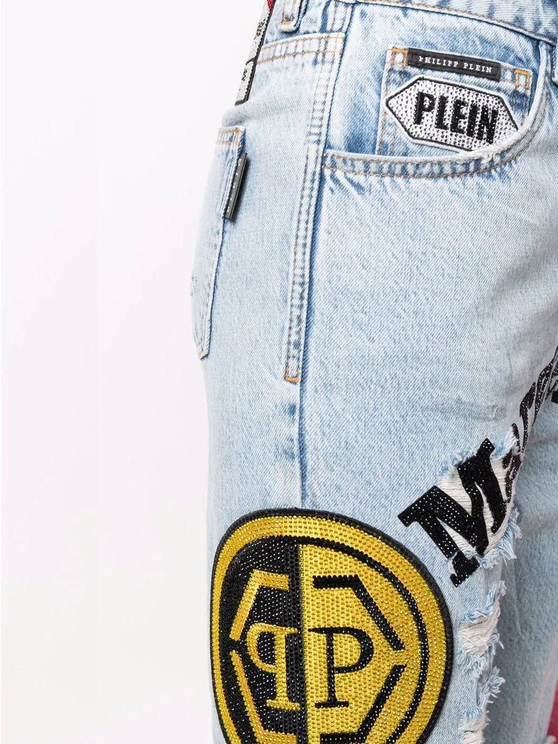 patchwork boyfriend jeans 5