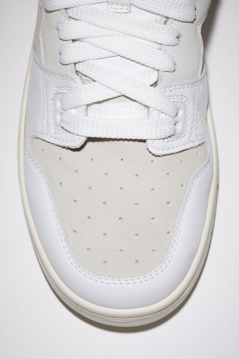 Low top leather sneakers - White/Off White 5