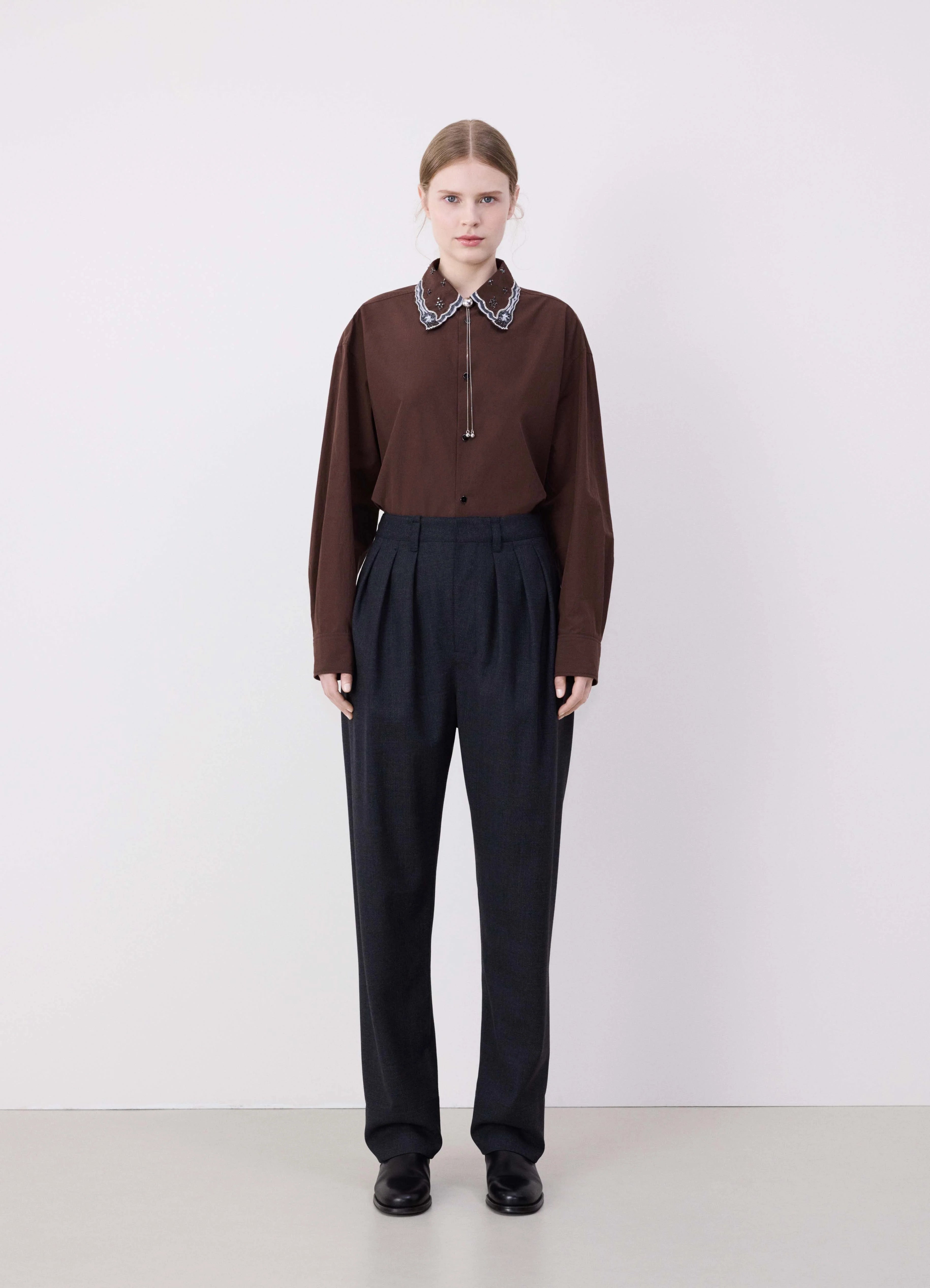 PLEATED TAILORED PANTS - 1