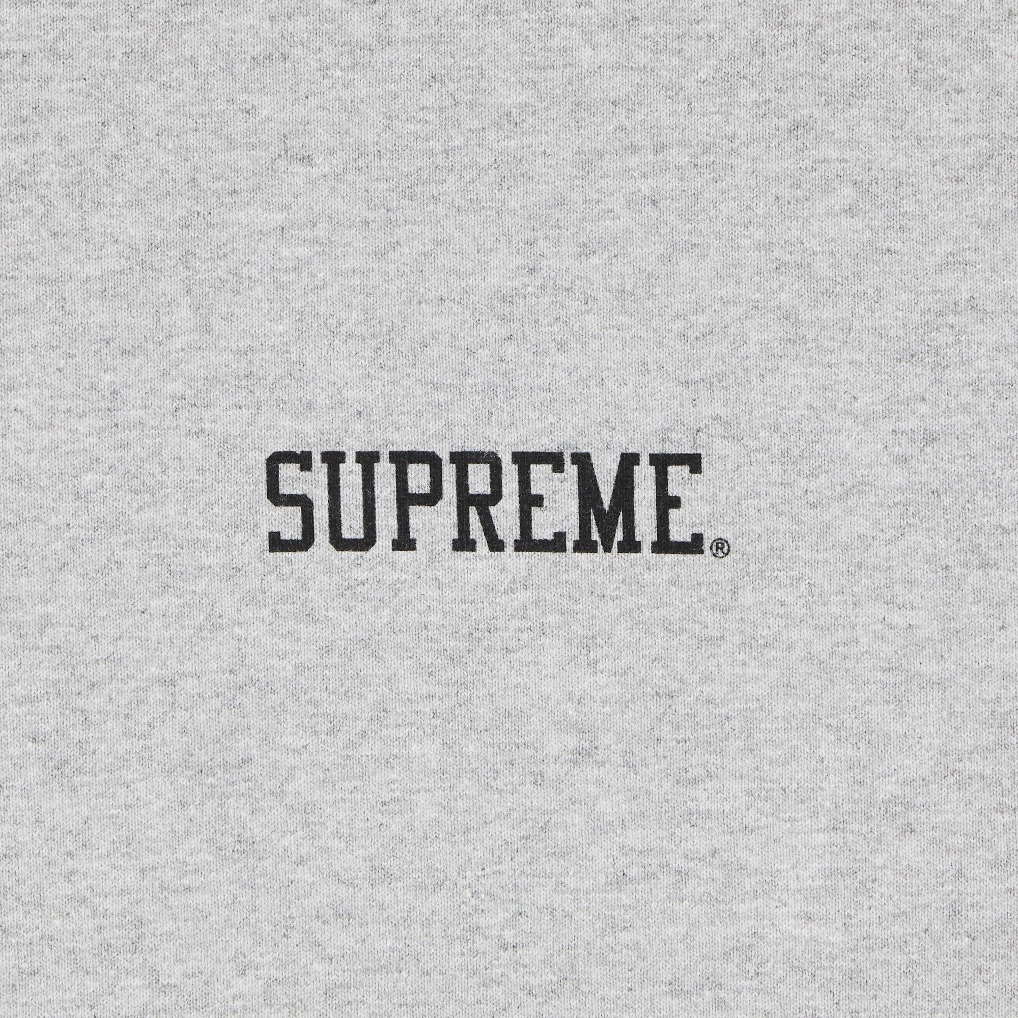 Supreme Anarchy Hooded Sweatshirt 'Heather Grey' - 3