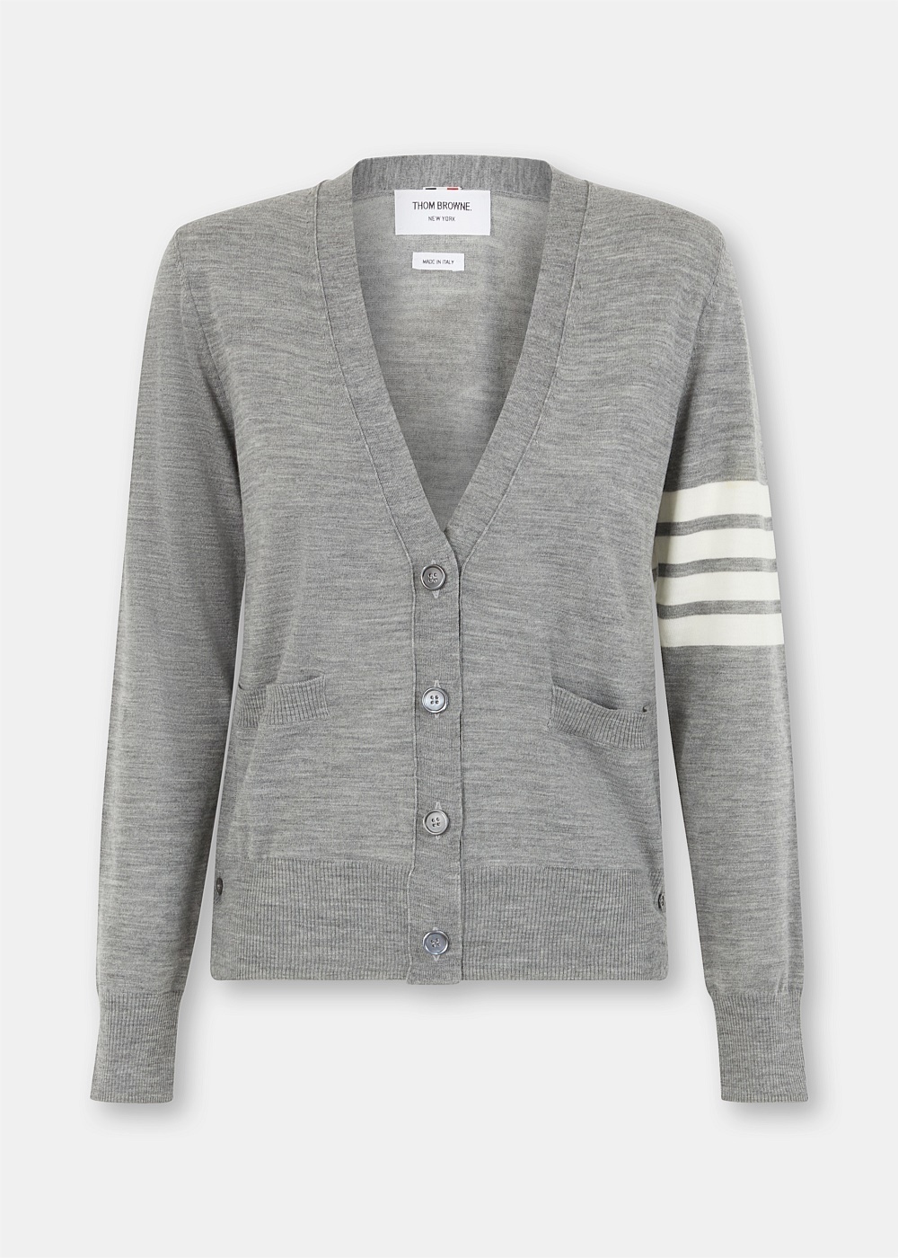 Light Grey Relaxed Cardigan - 1