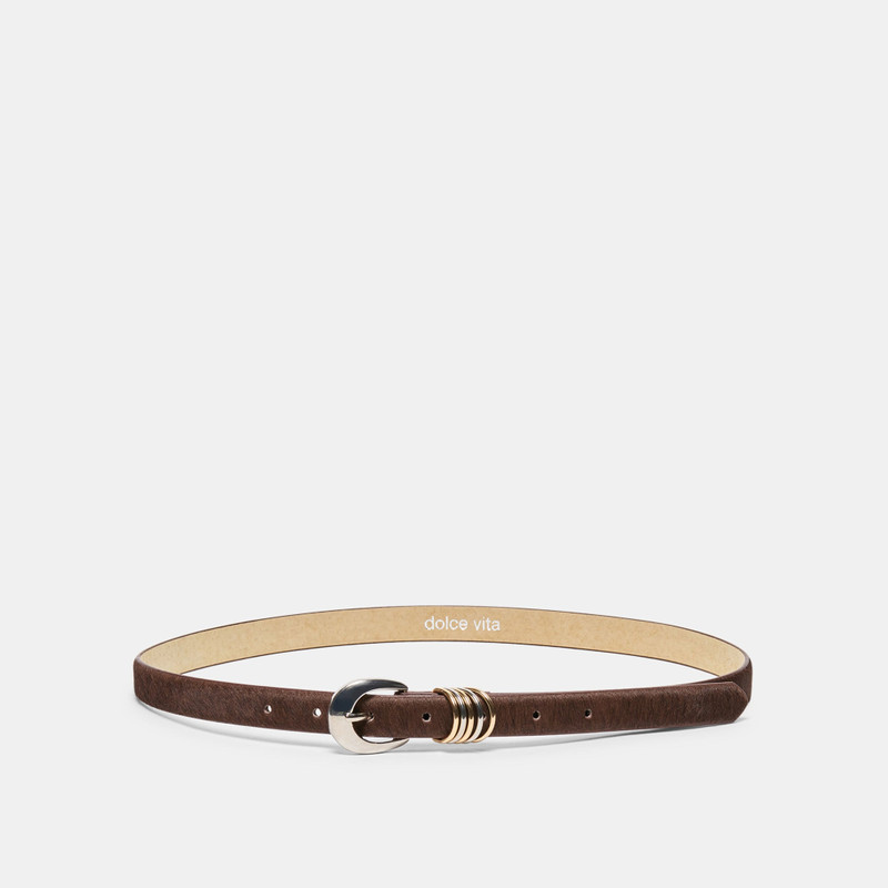 CRESCENT BUCKLE BELT CHESTNUT 1