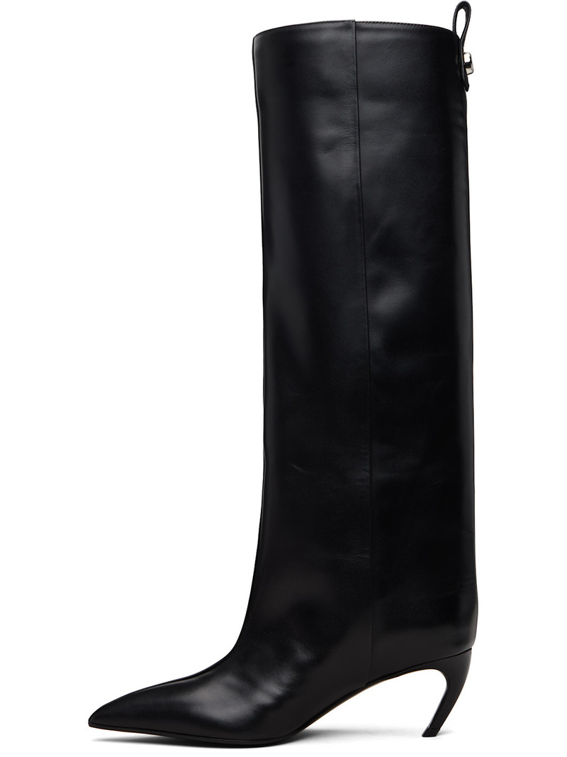 THE ATTICO Black Lea Tall Boots outlook