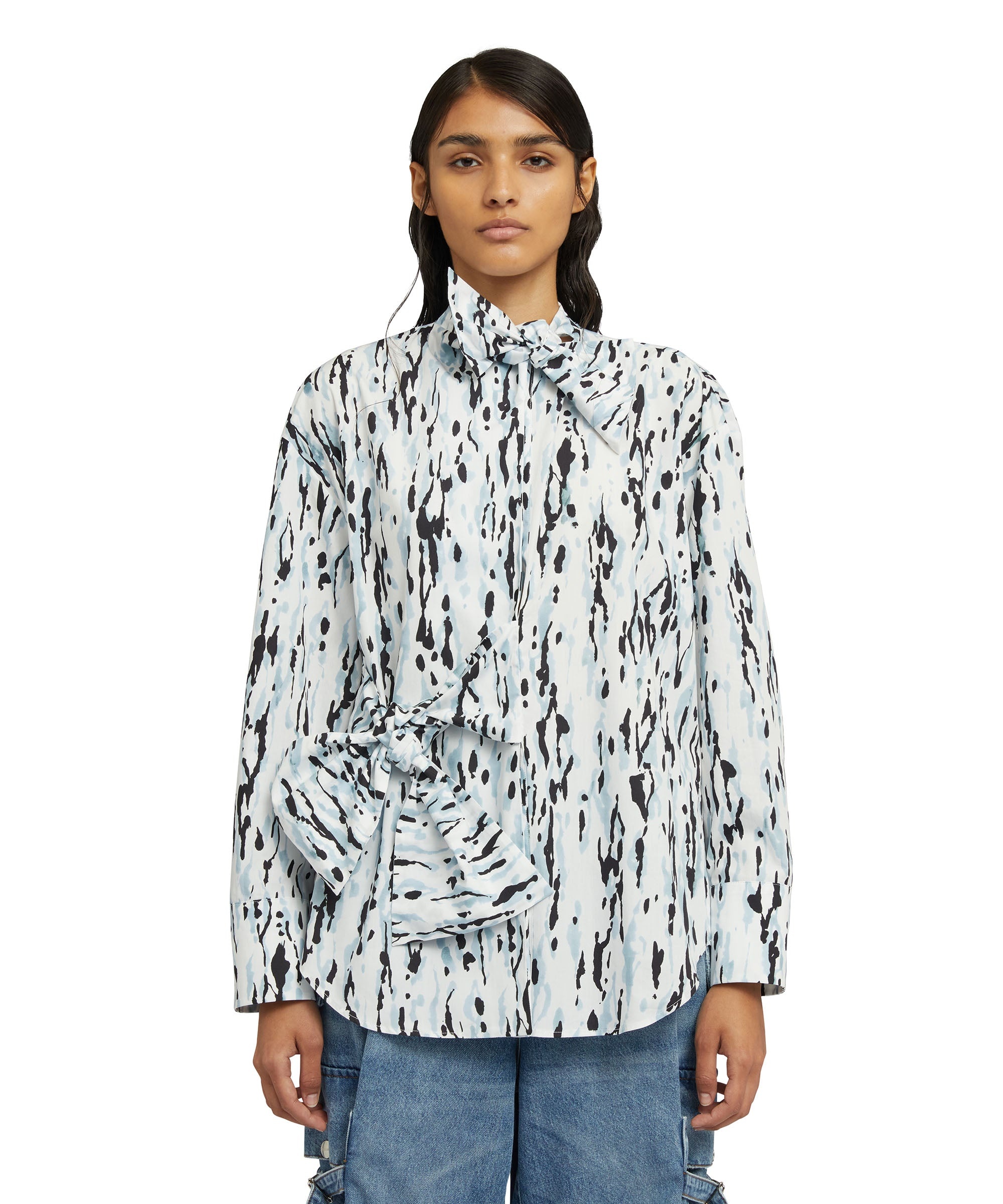 Top with "Wild Illusion" print - 2