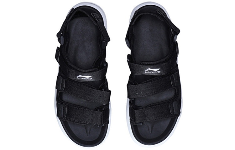 (WMNS) Li-Ning Strappy Sandals 'Black' AGUN012-4 - 4