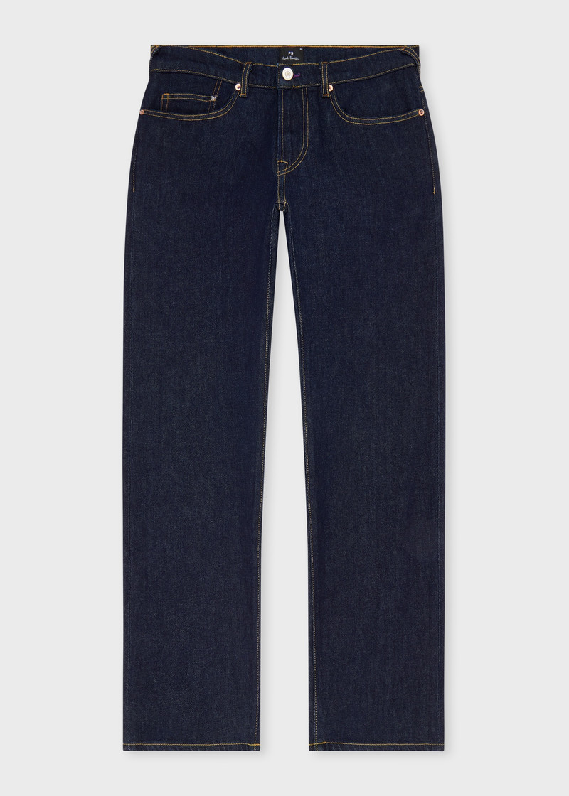 Standard-Fit Indigo-Rinse 'Organic Vintage Stretch' Jeans 1