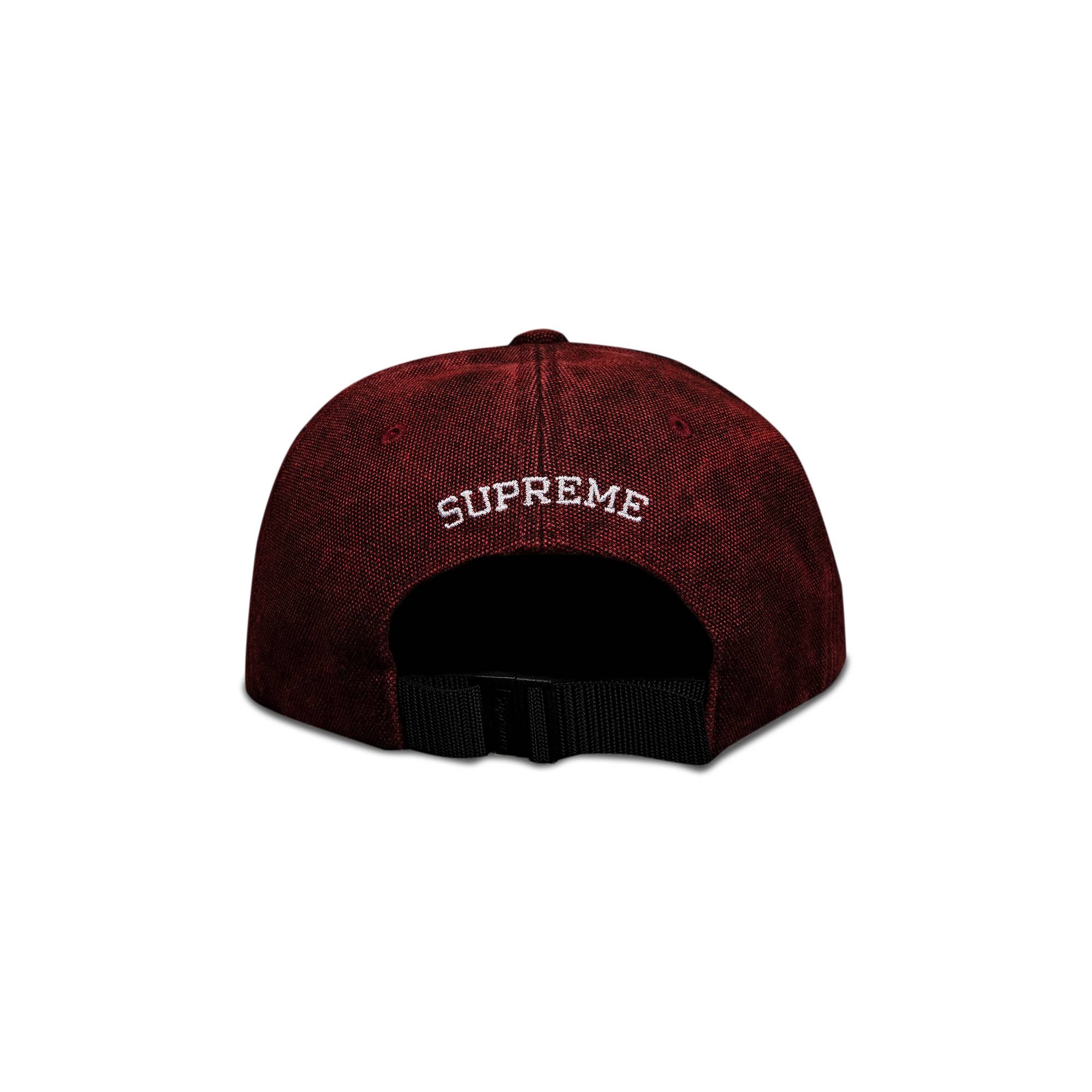 Supreme 2-Tone Canvas 6-Panel 'Red' - 2