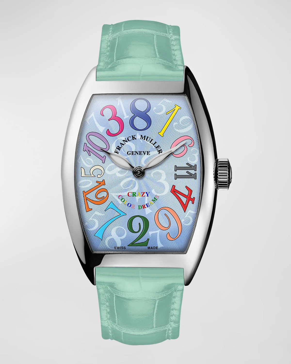 Stainless Steel Crazy Color Dreams Watch, Light Blue - 1