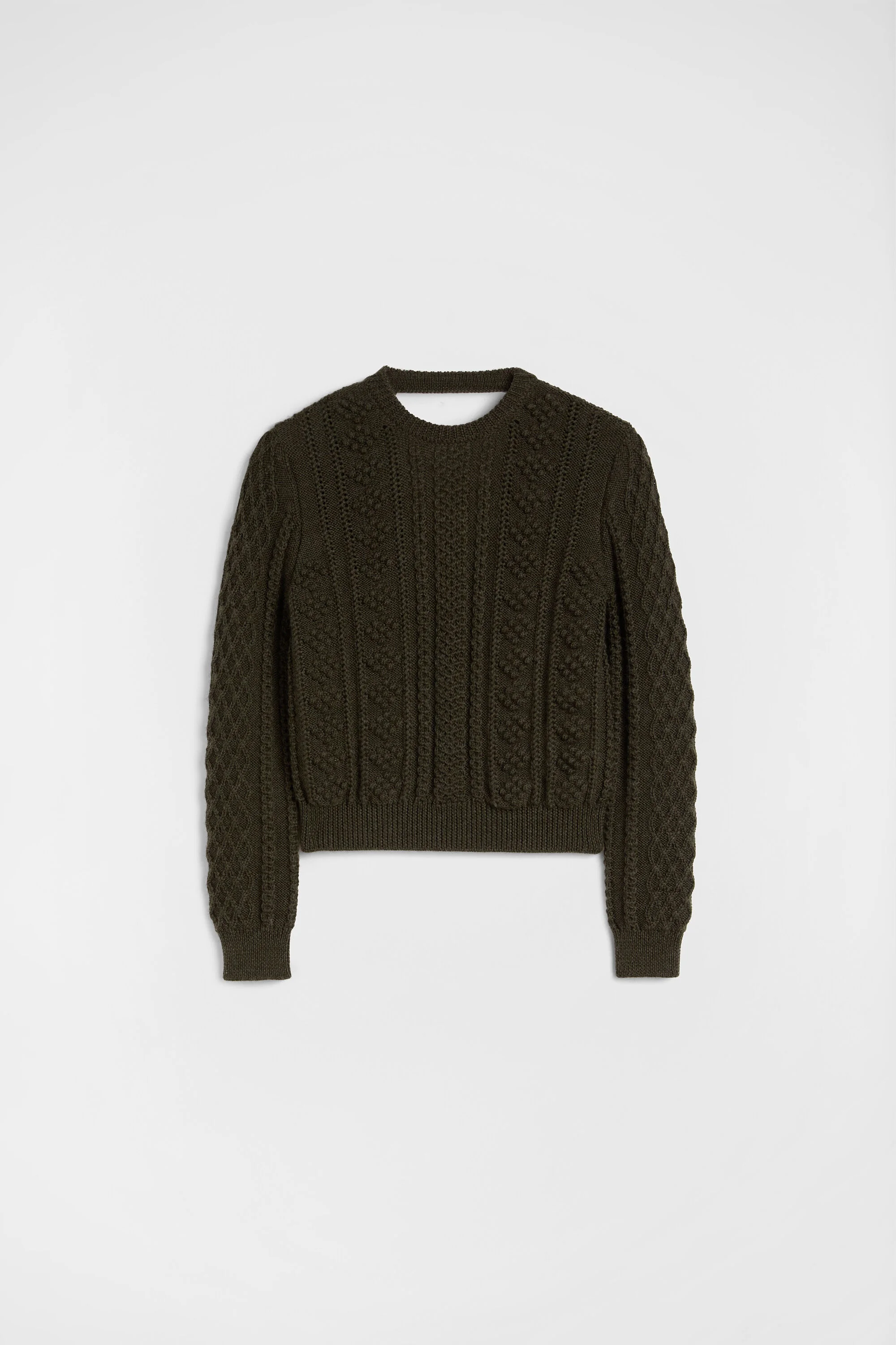 Wool Crew-Neck Sweater - 1