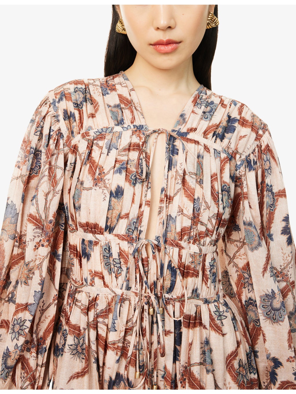Ascension Floral-Print Cotton Maxi Dress - 5