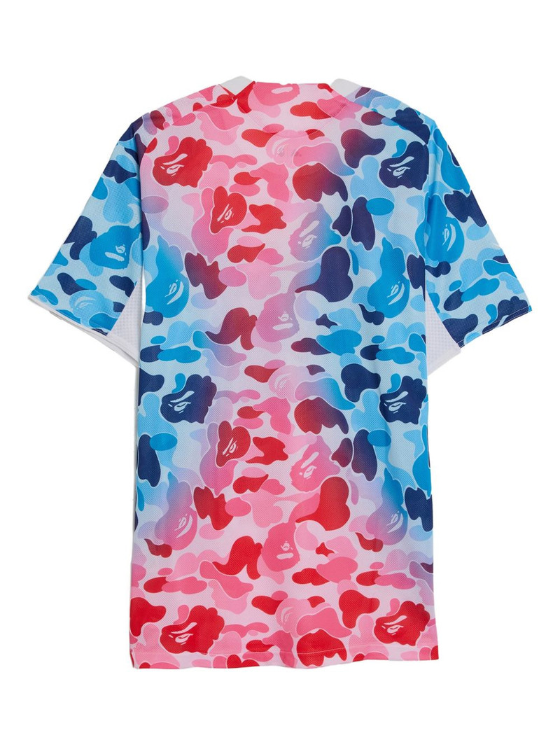 adidas x Bape three-stripe T-shirt outlook