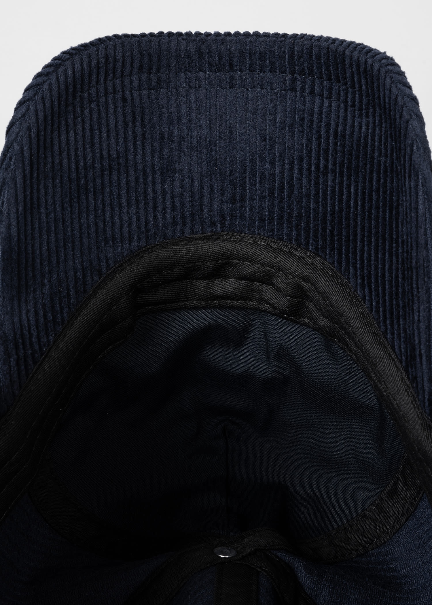 Navy Corduroy Cap - 5