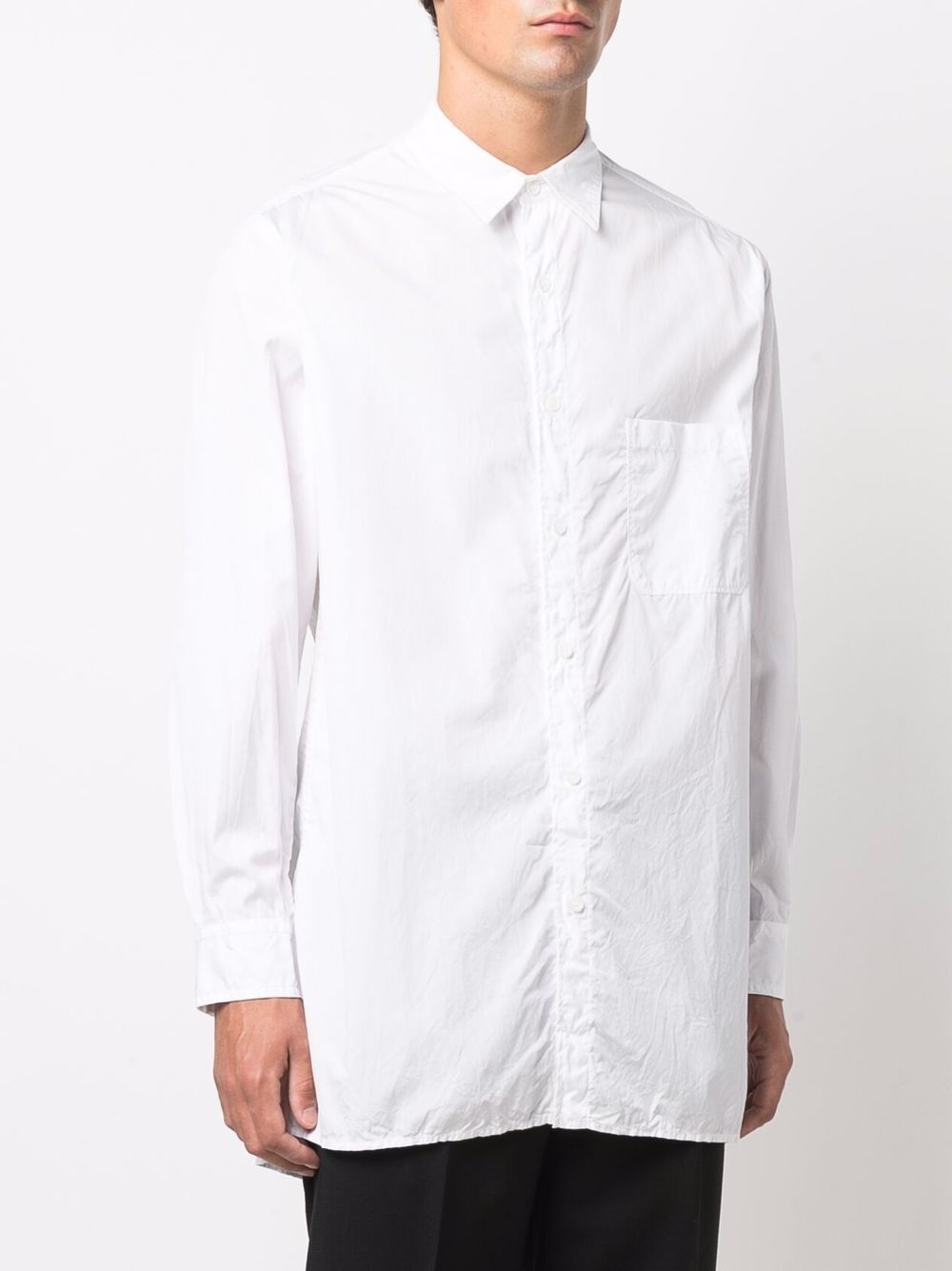 buttoned-up cotton shirt - 3