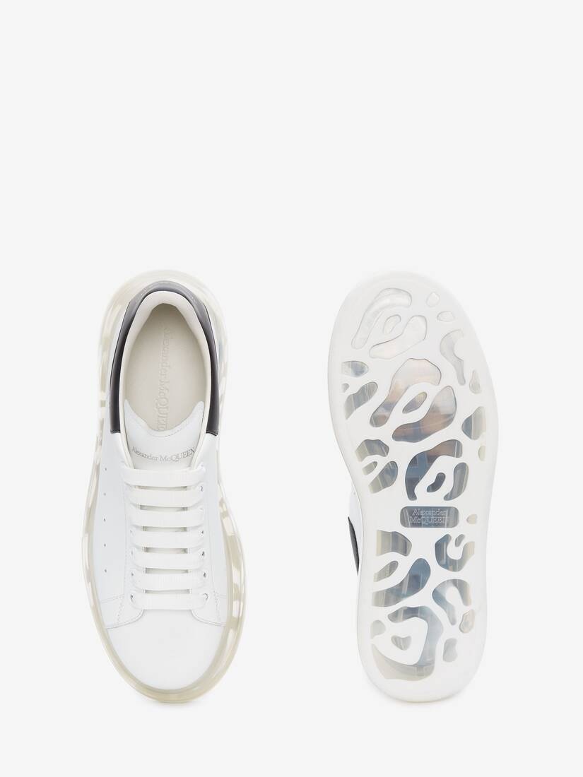 Oversized Sneaker in White/black - 4