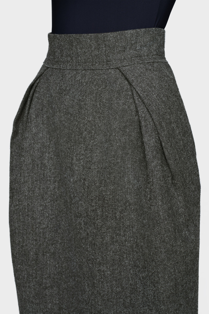 Wool midi skirt 5