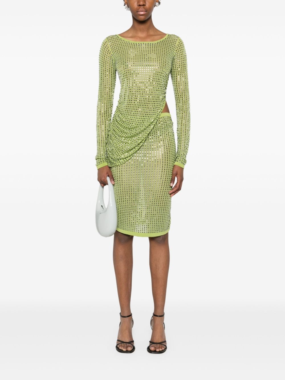 Cirrus Hotfix Cutaway midi dress - 2