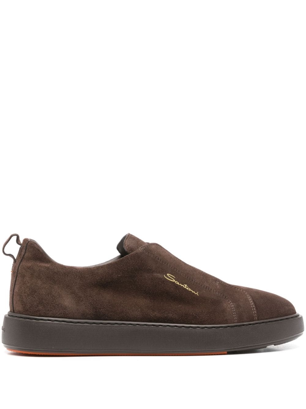 suede slip-on sneakers - 1