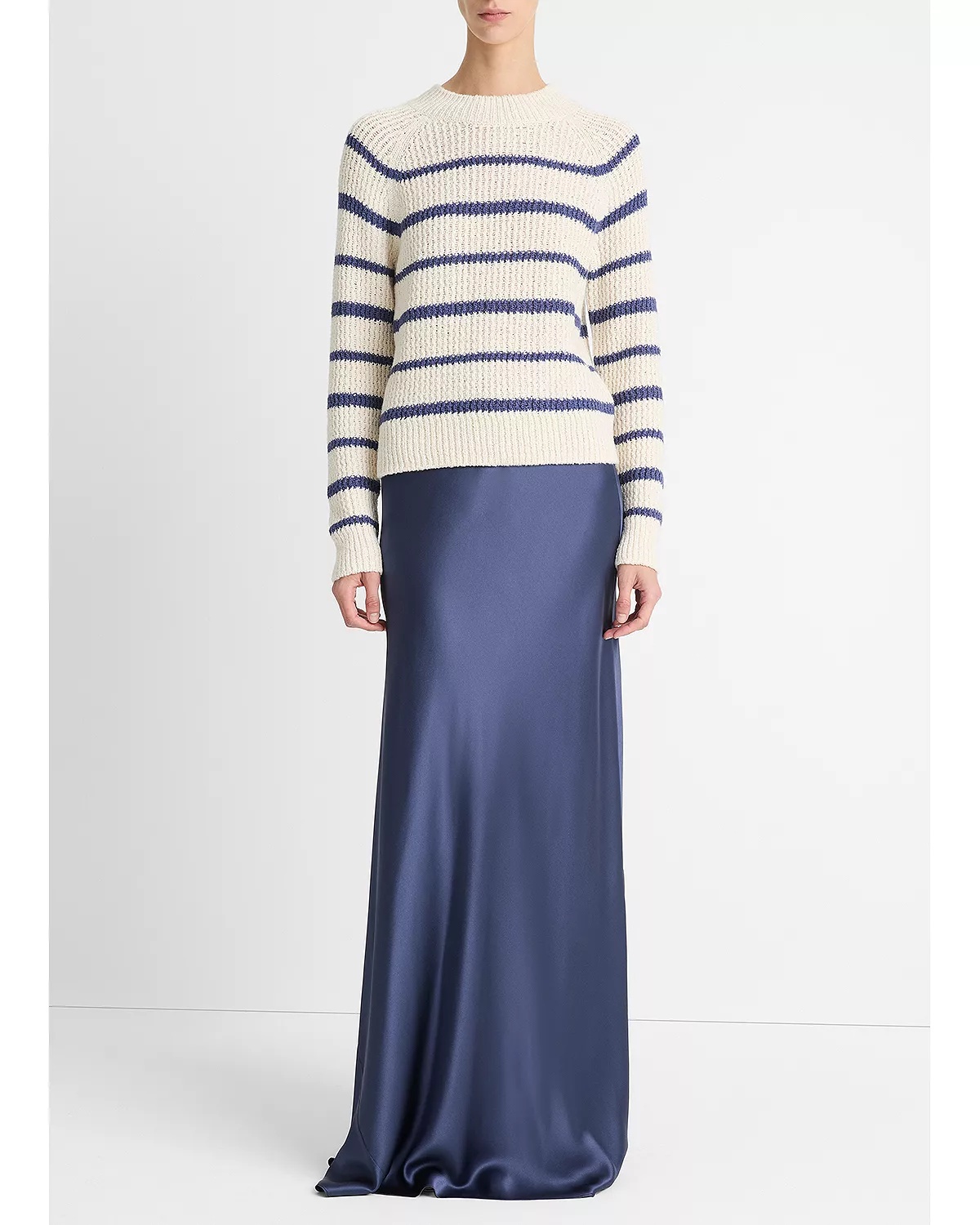 Ribbed Striped Sweater - 2