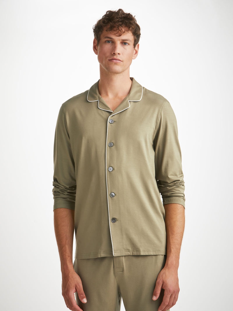 Men's Pyjamas Basel Micro Modal Stretch Khaki - 2