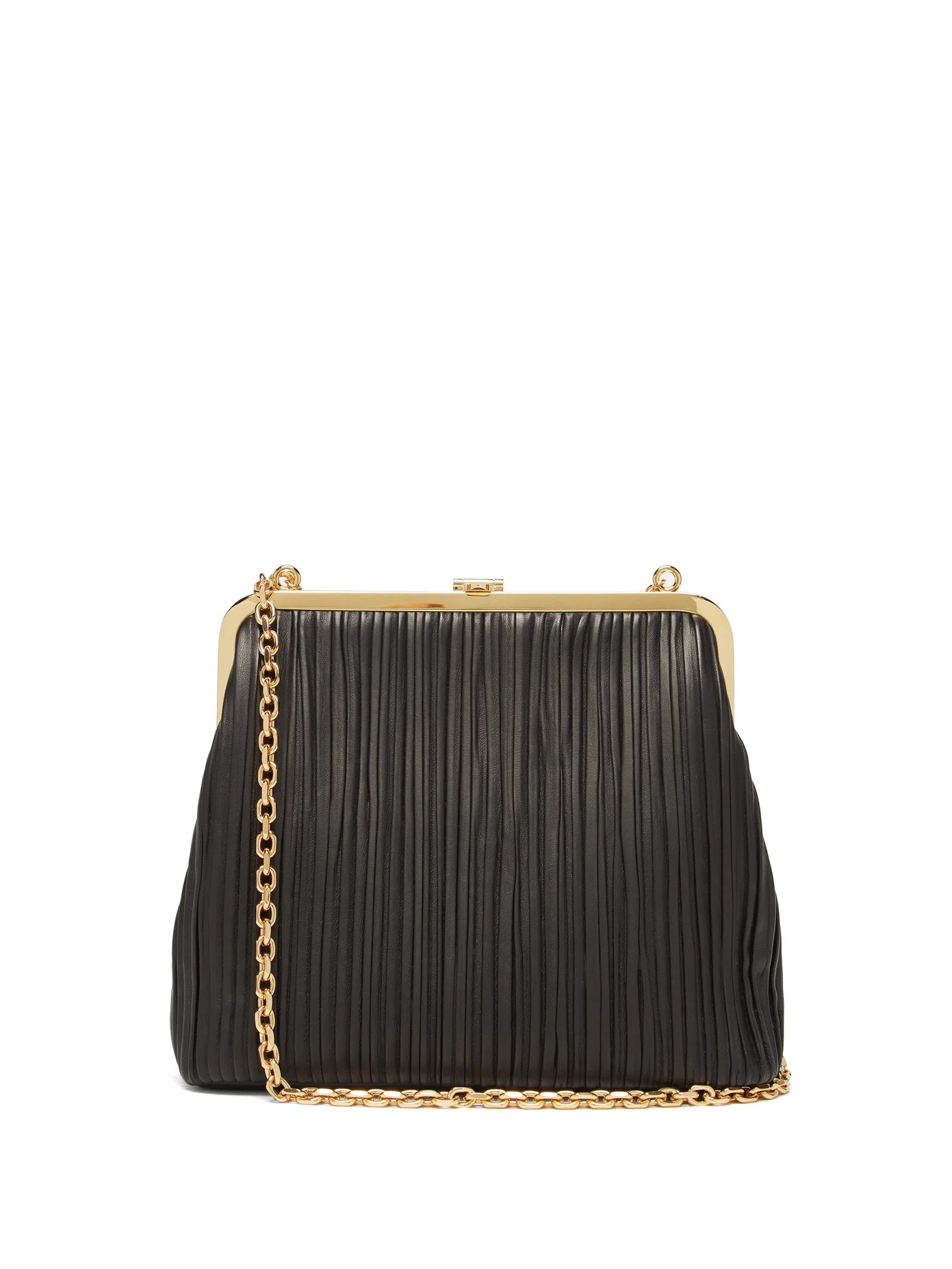 Susannah pleated nappa-leather handbag - 1