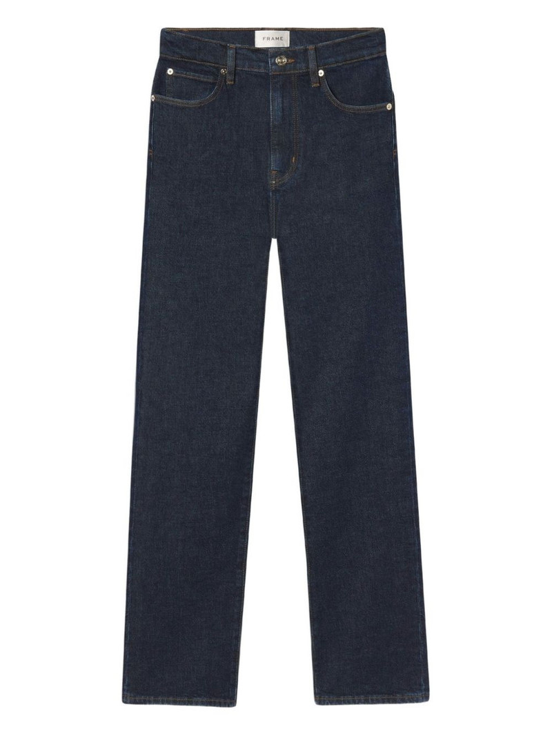 Ruler button-fastening jeans 1