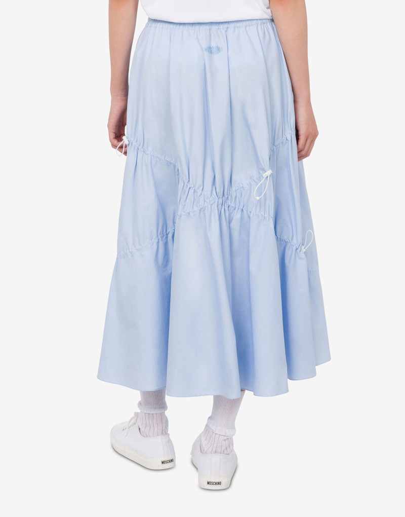 Moschino STRETCH COTTON POPLIN SKIRT outlook