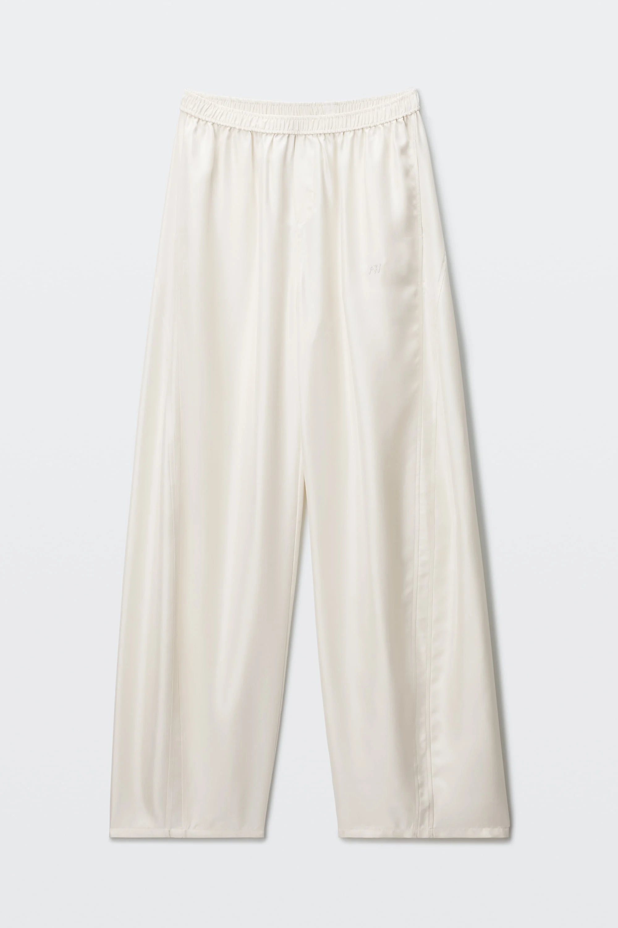 SILK MID-RISE TRACK PANT - 1